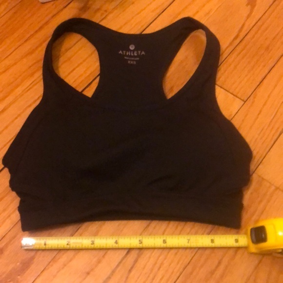 🌸ATHLETA SPORTS BRA XXS -‎ BLACK 🌸 VGUC - Picture 3 of 6